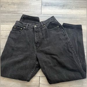 women’s vintage black jeans
